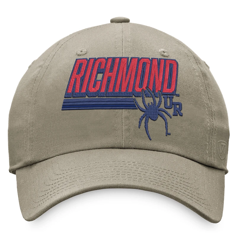 Chapeau ajustable Top of the World Khaki Richmond Spiders Slice pour homme