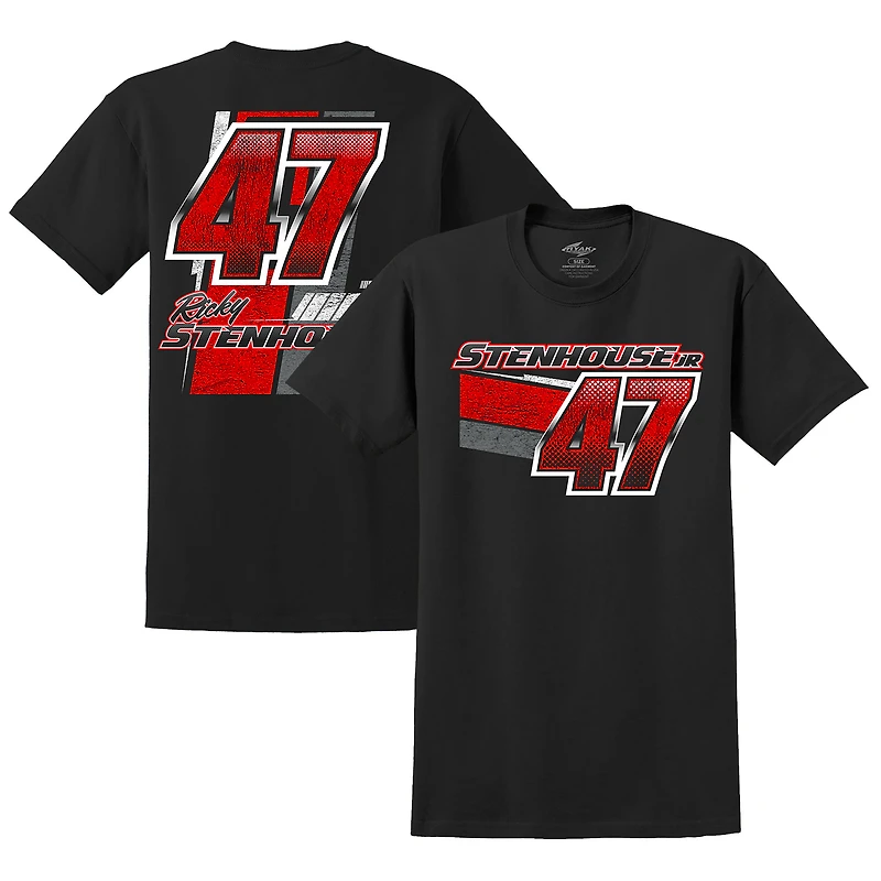 T-shirt noir pour homme Ricky Stenhouse Jr. Lifestyle