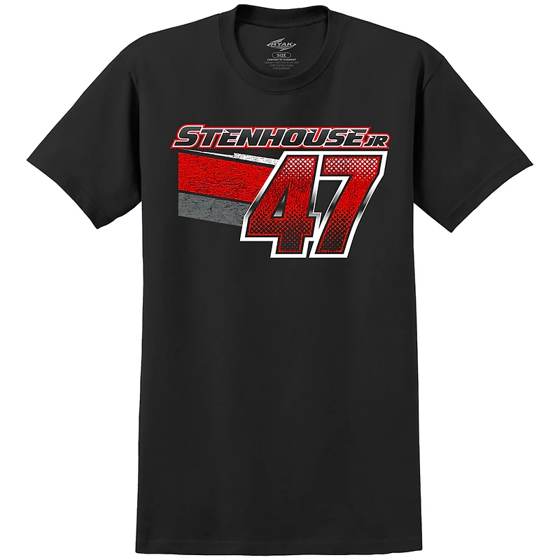 Men's Black Ricky Stenhouse Jr. Lifestyle T-Shirt