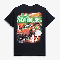 T-shirt noir classique pour homme Ricky Stenhouse Jr. n° 47 Chef Boyardee