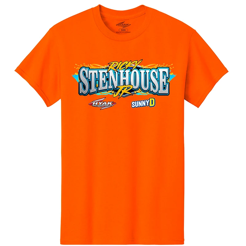 Men's Orange Ricky Stenhouse Jr. Sunny D Car T-Shirt