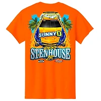 T-shirt orange pour homme Ricky Stenhouse Jr. Sunny D Car