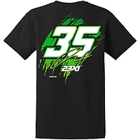 Men's 23XI Racing Black Riley Herbst Monster Energy Car T-Shirt