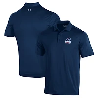Polo Under Armour bleu marine Robert Morris Colonials Performance pour homme