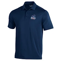 Polo Under Armour bleu marine Robert Morris Colonials Performance pour homme