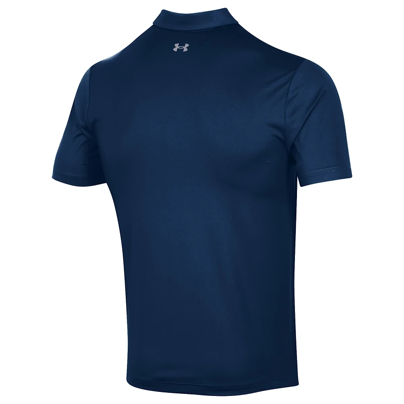 Polo Under Armour bleu marine Robert Morris Colonials Performance pour homme