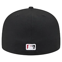 Men's New Era  Black Rochester Red Wings Authentic Collection 59FIFTY Fitted Hat