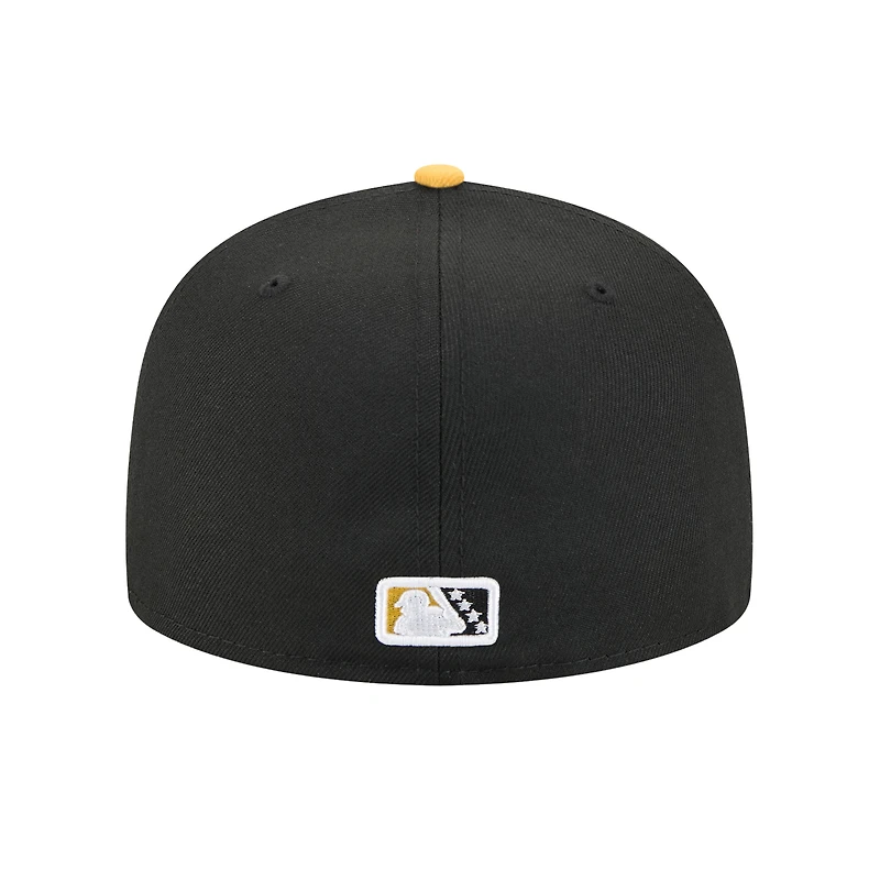 Casquette ajustée 59FIFTY noire New Era pour homme, thème des soirées à Red Wings de Rochester