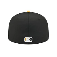 Casquette ajustée 59FIFTY noire New Era pour homme, thème des soirées à Red Wings de Rochester