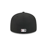 Men's New Era  Black Rochester Red Wings Theme Nights 59FIFTY Fitted Hat