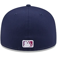 Casquette ajustée 59FIFTY violette New Era pour homme, thème des soirées Rochester Red Wings