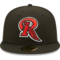 Men's New Era Black Rochester Red Wings Authentic Collection Team Alternate 59FIFTY Fitted Hat