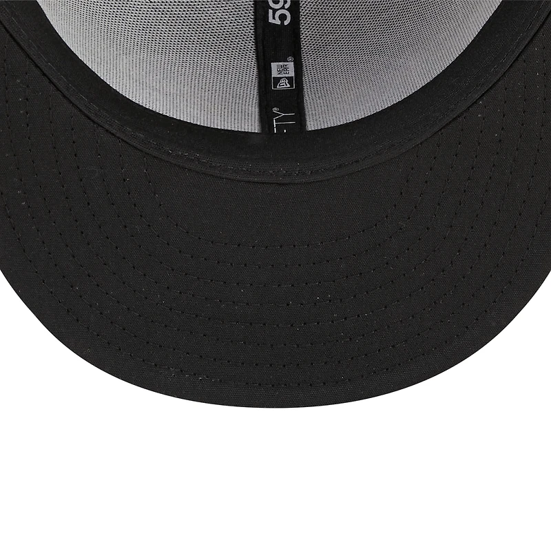 Men's New Era Black Rochester Red Wings Marvel x Minor League 59FIFTY Fitted Hat