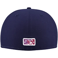 Casquette ajustée 59FIFTY violet Rochester Red Wings Theme Night Lilas New Era pour hommes