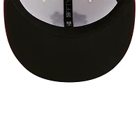 Casquette ajustée 59FIFTY Cocos Locos De Rochester Copa La Diversion New Era pour homme, blanc/rouge