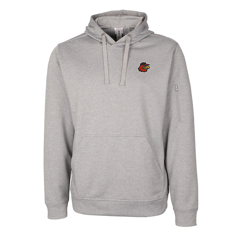 Sweat à capuche unisexe Cutter & Buck Gray Rochester Red Wings Clique Lift Eco Performance