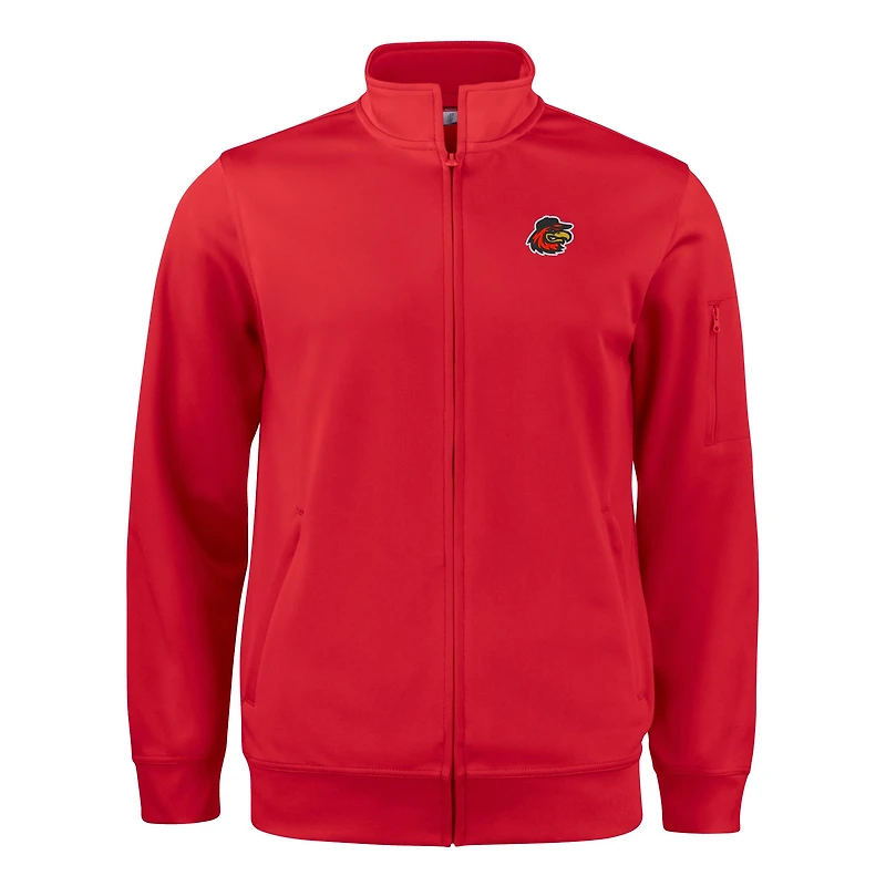 Unisex Cutter & Buck Red Rochester Wings Clique Lift Eco Performance Full-Zip Jacket
