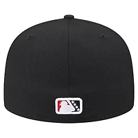 Casquette ajustée 59FIFTY noire Rocket City Trash Pandas Authentic Collection pour homme de New Era