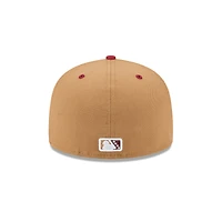 Men's New Era  Brown Rocket City Trash Pandas Theme Nights 59FIFTY Fitted Hat