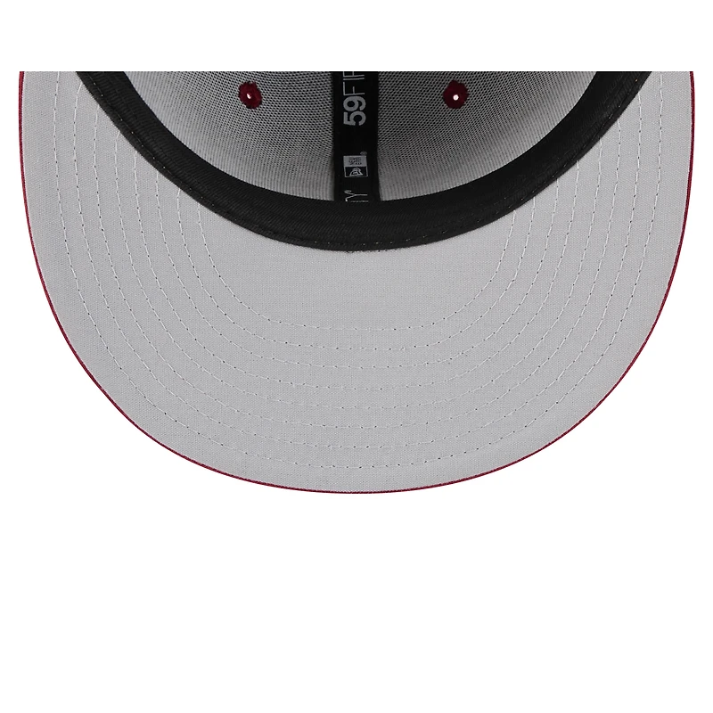 Men's New Era  Brown Rocket City Trash Pandas Theme Nights 59FIFTY Fitted Hat