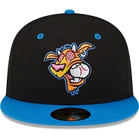 Men's New Era Black/Blue Rocket City Trash Pandas Copa De La Diversion 59FIFTY Fitted Hat