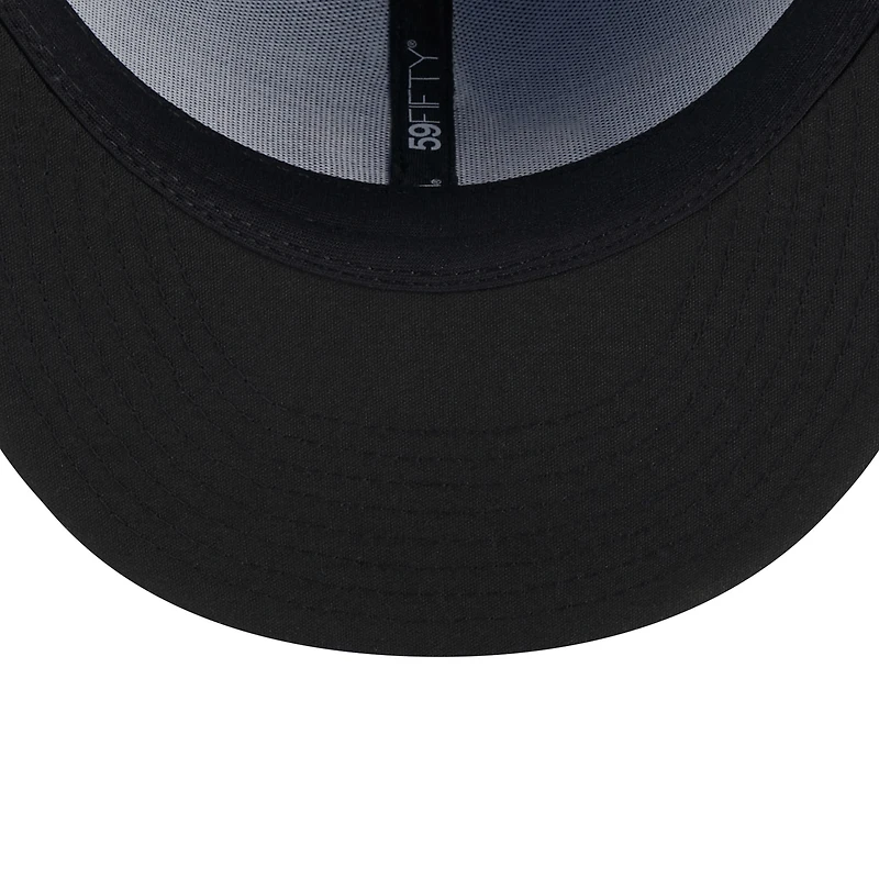 Men's New Era Blue Rocket City Trash Pandas Authentic Collection Alternate Logo 59FIFTY Fitted Hat