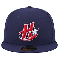 Men's New Era Navy Rocket City Trash Pandas Theme Nights Stars  59FIFTY Fitted Hat