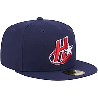 Men's New Era Navy Rocket City Trash Pandas Theme Nights Stars  59FIFTY Fitted Hat