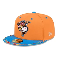 Men's New Era  Orange/Light Blue Rocket City Trash Pandas 2026 Copa De La Diversion 59FIFTY Fitted Hat