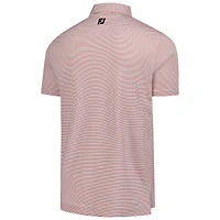 Polo FootJoy Red Rocket Classic Emory Stripe Lisle ProDry pour homme