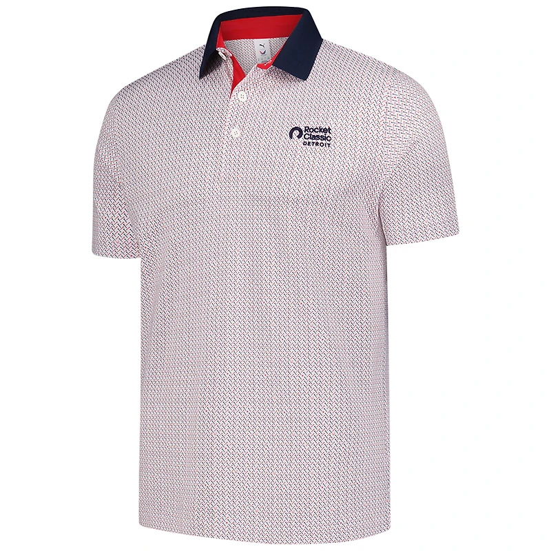 Polo de golf Puma Rocket Classic Volition blanc pour homme