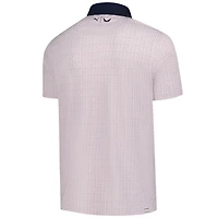 Men's Puma  White Rocket Classic Volition Golf Tee Polo