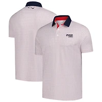 Men's Puma  White Rocket Classic Volition Golf Tee Polo