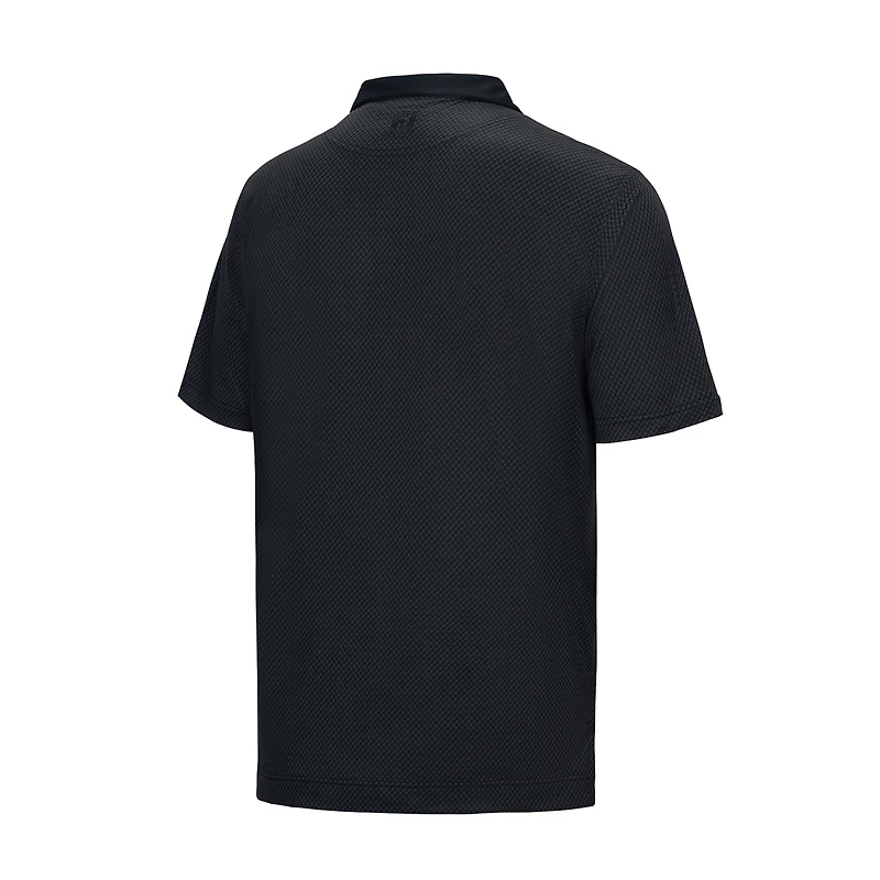 Men's FootJoy  Black Rocket Classic Star Geo Pique ProDry Polo