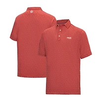 Men's FootJoy  Red Rocket Classic Wingtip Floral Lisle Polo