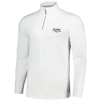 Men's Puma White Rocket Mortgage Classic YOU-V Quarter-Zip Top