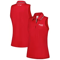 Women's Puma  Red Rocket Classic Volition Tipped Sleeveless MATTR Polo