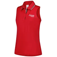 Women's Puma  Red Rocket Classic Volition Tipped Sleeveless MATTR Polo