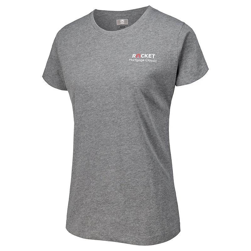 T-shirt classique instantané Ahead Grey Rocket Mortgage Classic Michigan pour femmes