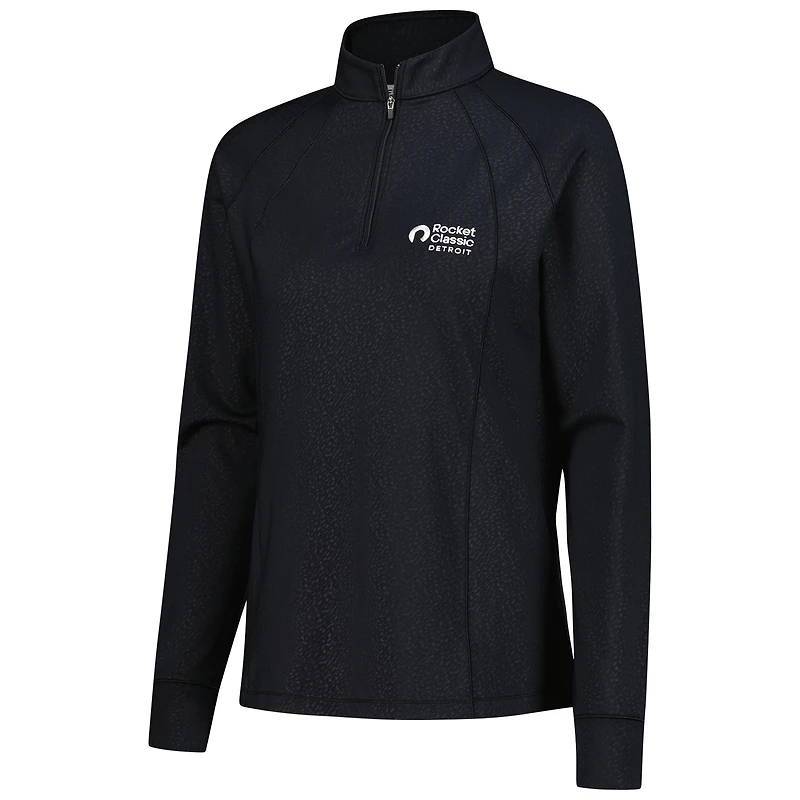 Pull-over FootJoy Black Rocket Classic à fermeture éclair quart de tour pour femme