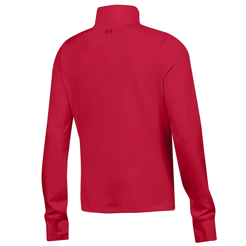Women's Under Armour Red Rocket Classic Motion Quarter-Zip Pullover
