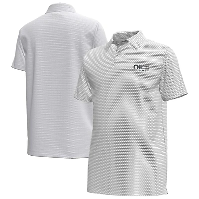 Youth Under Armour  White Rocket Classic Drive Print Polo