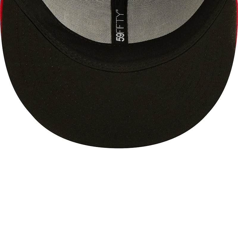 Men's New Era Navy Rome Braves Authentic Collection Team Home 59FIFTY Fitted Hat