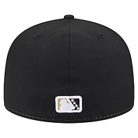 Men's New Era  White/Black Rome Emperors Authentic Collection 59FIFTY Fitted Hat