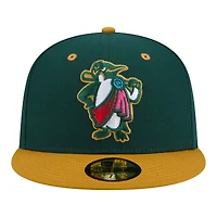 Men's New Era  Dark Green Rome Emperors Minor League Theme Nights 59FIFTY Fitted Hat