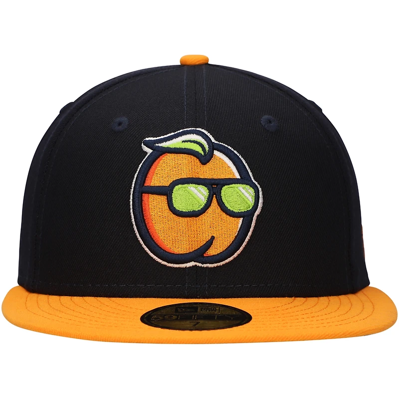 Men's New Era Navy Duraznos de Roma Copa la Diversión 59FIFTY Fitted Hat