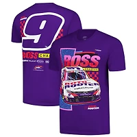 T-shirt Ross Chastain Roto 2-Spot violet classique pour homme