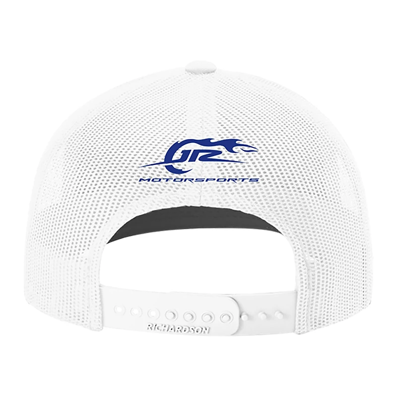 Vêtements officiels de l'équipe JR Motorsports pour hommes Casquette ajustable blanche Ross Chastain Acceptance Insurance Domestic Trucker