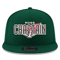 Casquette Snapback 9FIFTY Ross Chastain verte New Era pour hommes