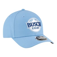 Men's New Era Light Blue Ross Chastain Busch Light 9FORTY M-Crown Adjustable Hat